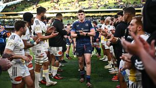 <p>RESPECT: Dan Sheehan of Leinster after his side's victory in the Investec Champions Cup quarter-final match between Leinster and La Rochelle at the Aviva Stadium. Picture: Harry Murphy/Sportsfile</p>