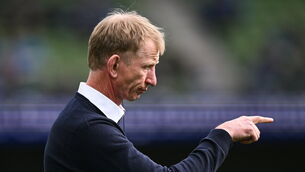 <p>Leinster head coach Leo Cullen before the Investec Champions Cup quarter-final. Pic: Ramsey Cardy,Sportsfile</p>