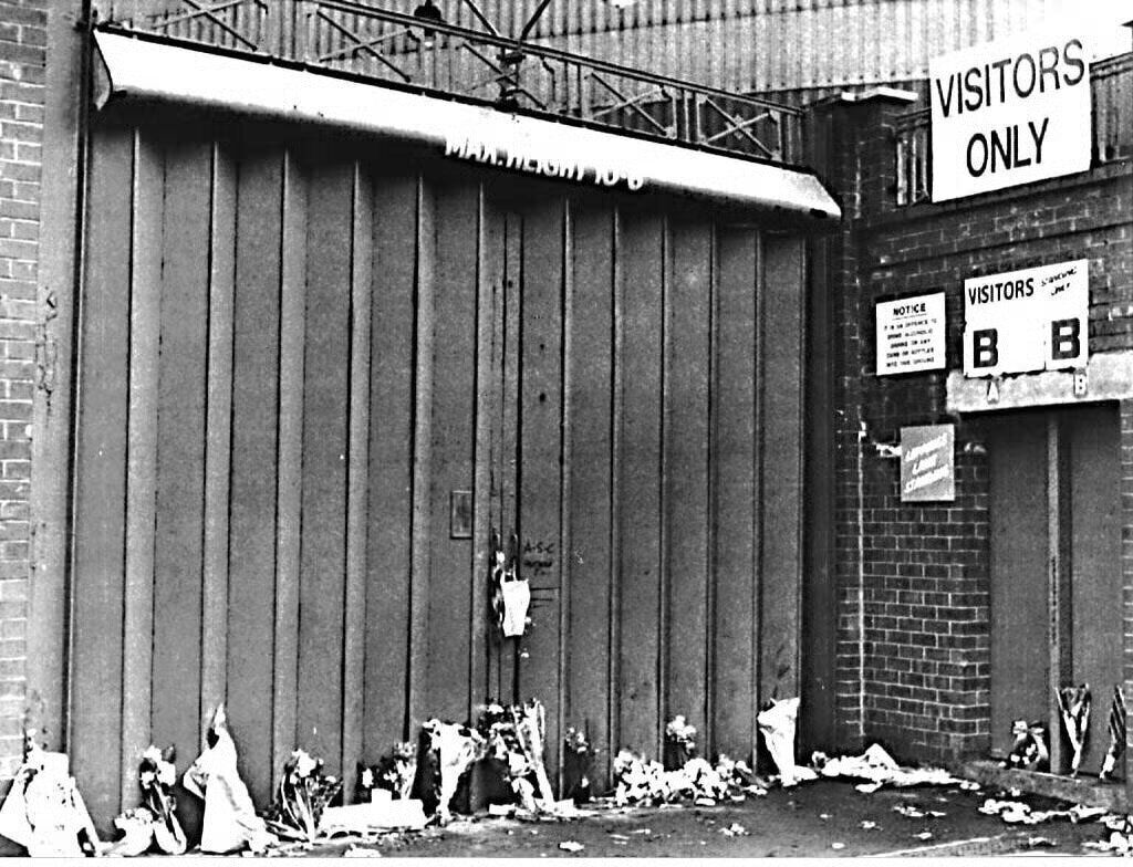 Floral tributes at Hillsborough the morning after ninety-six Liverpool fans died from injuries suffered in the fatal crush. Picture: David Giles/PA Floral tributes at Hillsborough the morning after ninety-six Liverpool fans died from injuries suffered in the fatal crush. Picture: David Giles/PA