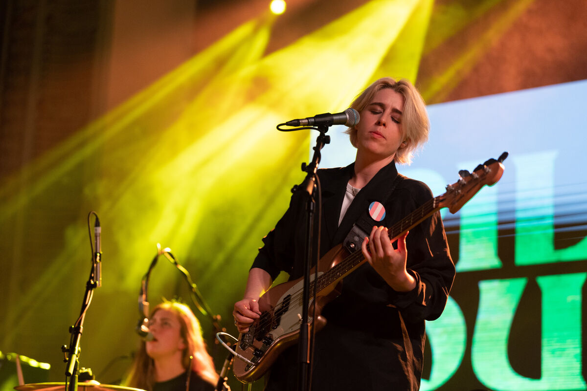 The Pillow Queens wow at Cork City Hall during Cork Guinness Jazz Festival 2023. Pic: Darragh Kane