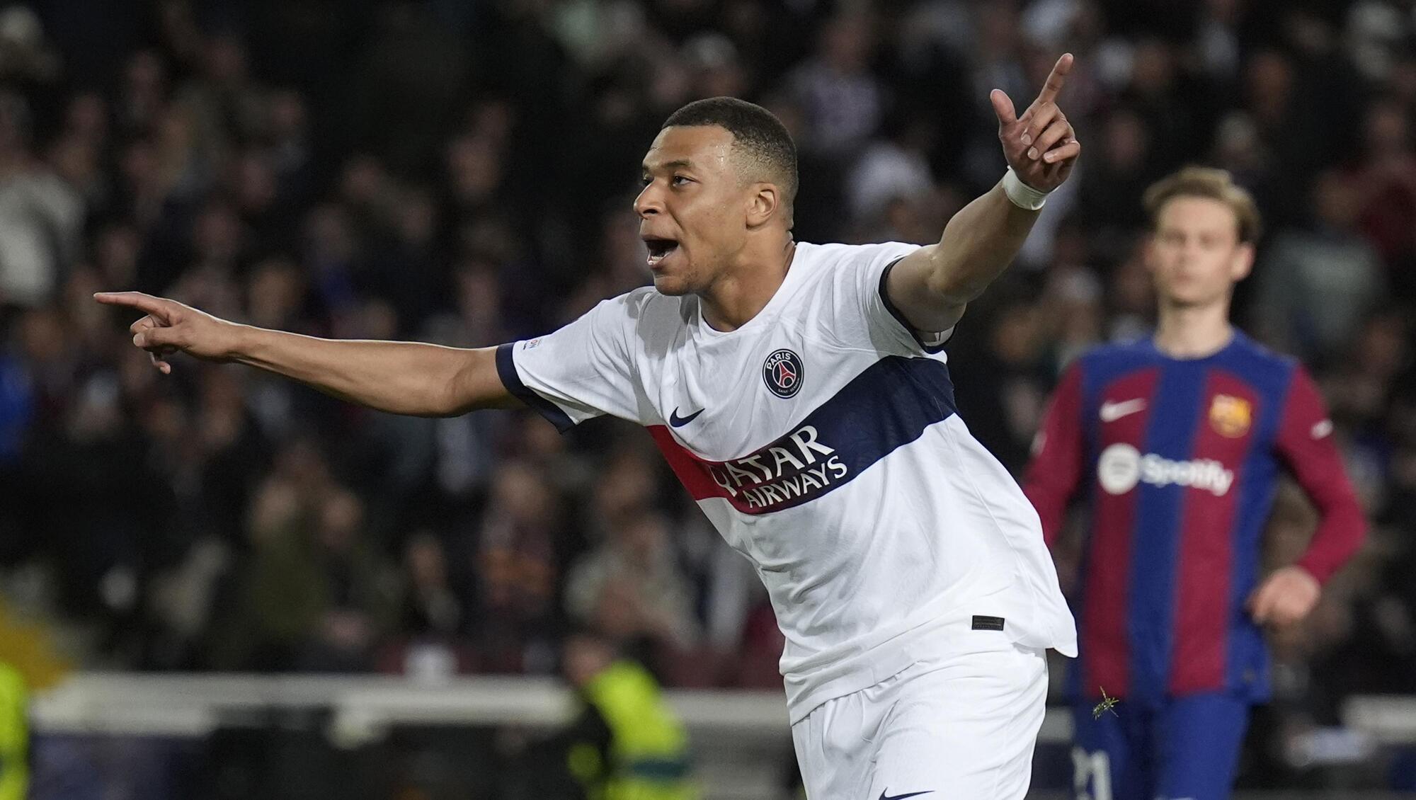 Kylian Mbappe seals stunning comeback for PSG to book Champions League semi spot