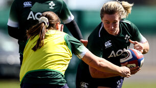 <p>EXCITED: Edel McMahon in training. Pic Credit: Ben Brady, Inpho.</p>