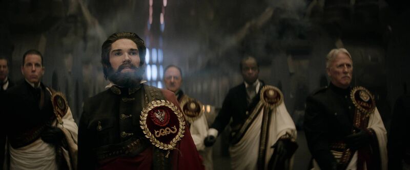 Fra Fee (with beard) as Balisarius in Rebel Moon — Part Two: The Scargiver. Fra Fee (with beard) as Balisarius in Rebel Moon — Part Two: The Scargiver.