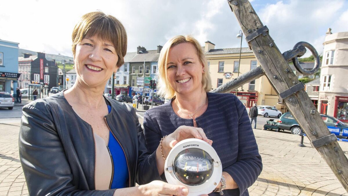 Pictured at the launch of a special pilot scheme by Cork County Council for Bantry businesses were Sharon Corcoran, Director of Economic Development & Tourism at Cork County Council, and Deirdre O'Mahony, Senior Business Development Officer, Local Enterprise Office Cork North and West. Pic: Michael Mac Sweeney/Provision Pictured at the launch of a special pilot scheme by Cork County Council for Bantry businesses were Sharon Corcoran, Director of Economic Development & Tourism at Cork County Council, and Deirdre O'Mahony, Senior Business Development Officer, Local Enterprise Office Cork North and West. Pic: Michael Mac Sweeney/Provision
