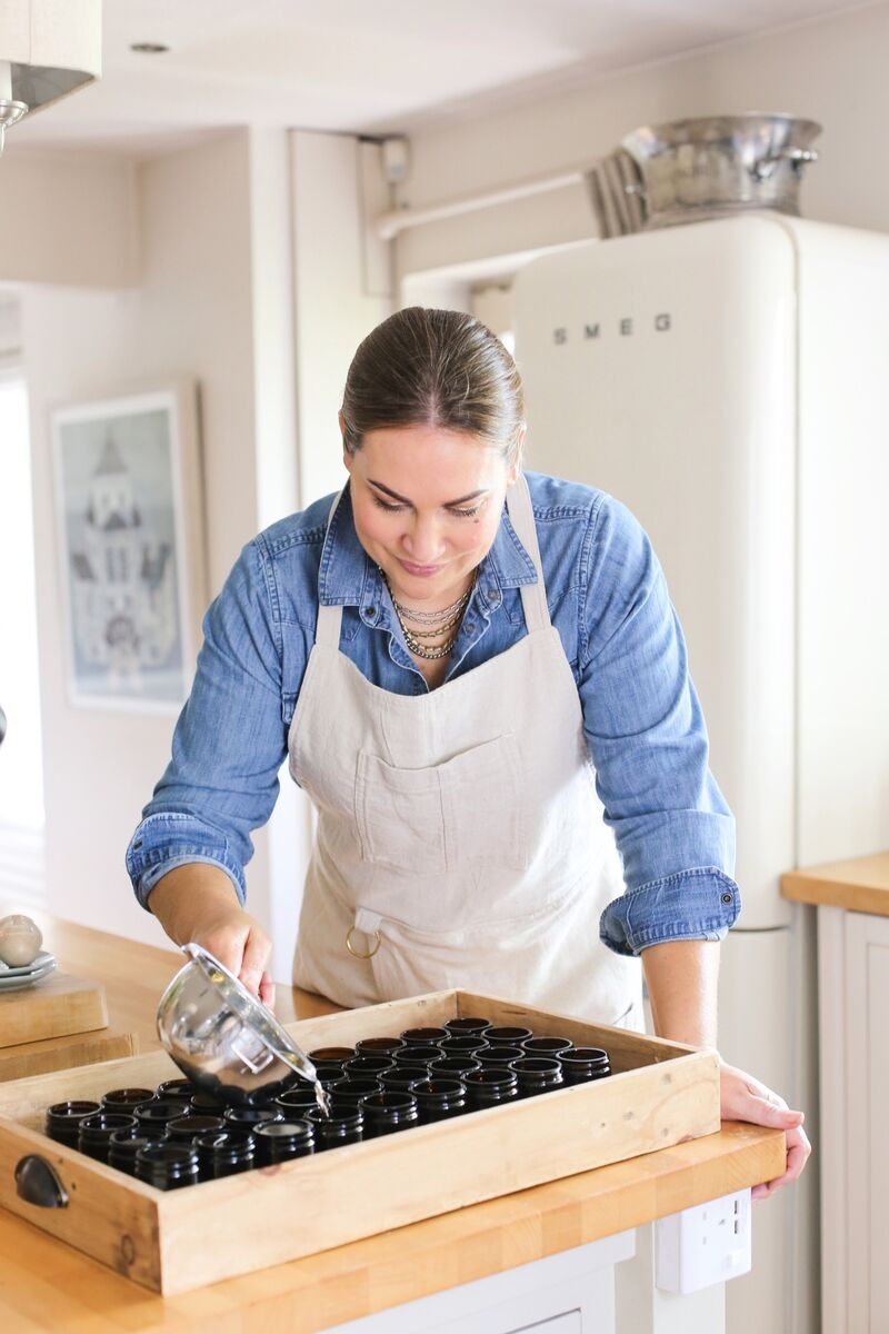 Peigin Crowley, who availed of support from her Local Enterprise Office to establish Ground Wellbeing, which produces a range of spa-treatment products.