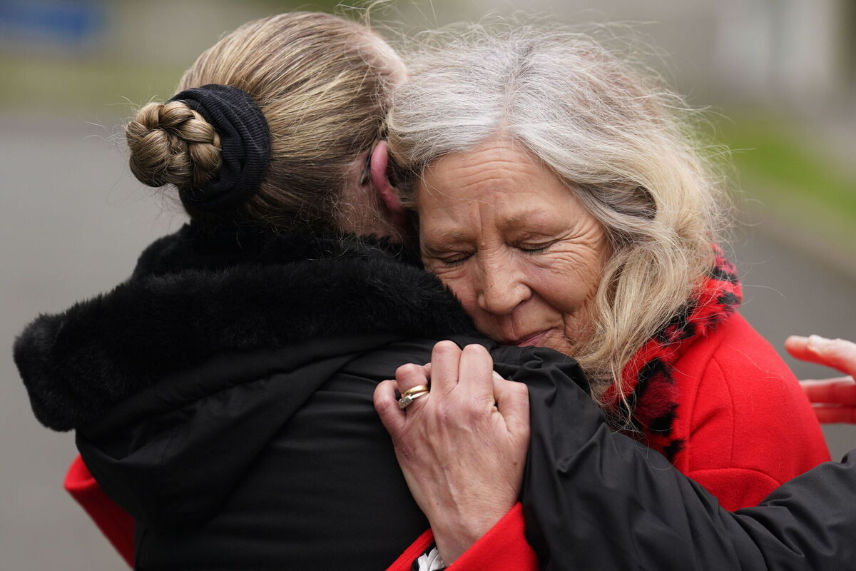 Stardust survivor Antoinette Keegan, who lost her two sisters Mary and Martina, outside Dublin Coroner's Court after a verdict of unlawful killing has been returned by the jury in the Stardust fire inquests. Picture: Brian Lawless/PA Wire