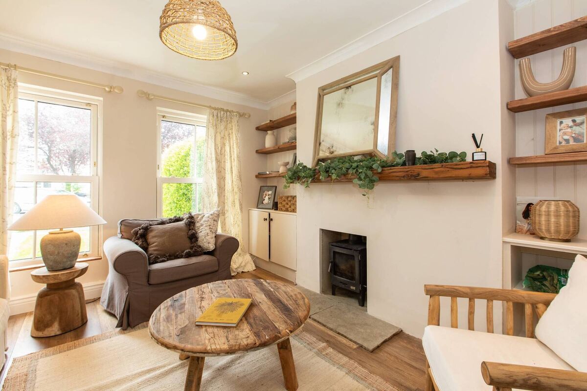 The living space in Grace's home. 