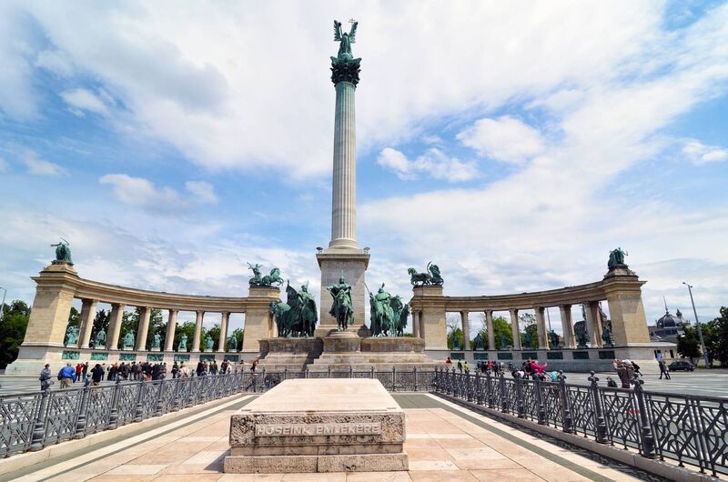 Heroes Square, Budapest, Hungary