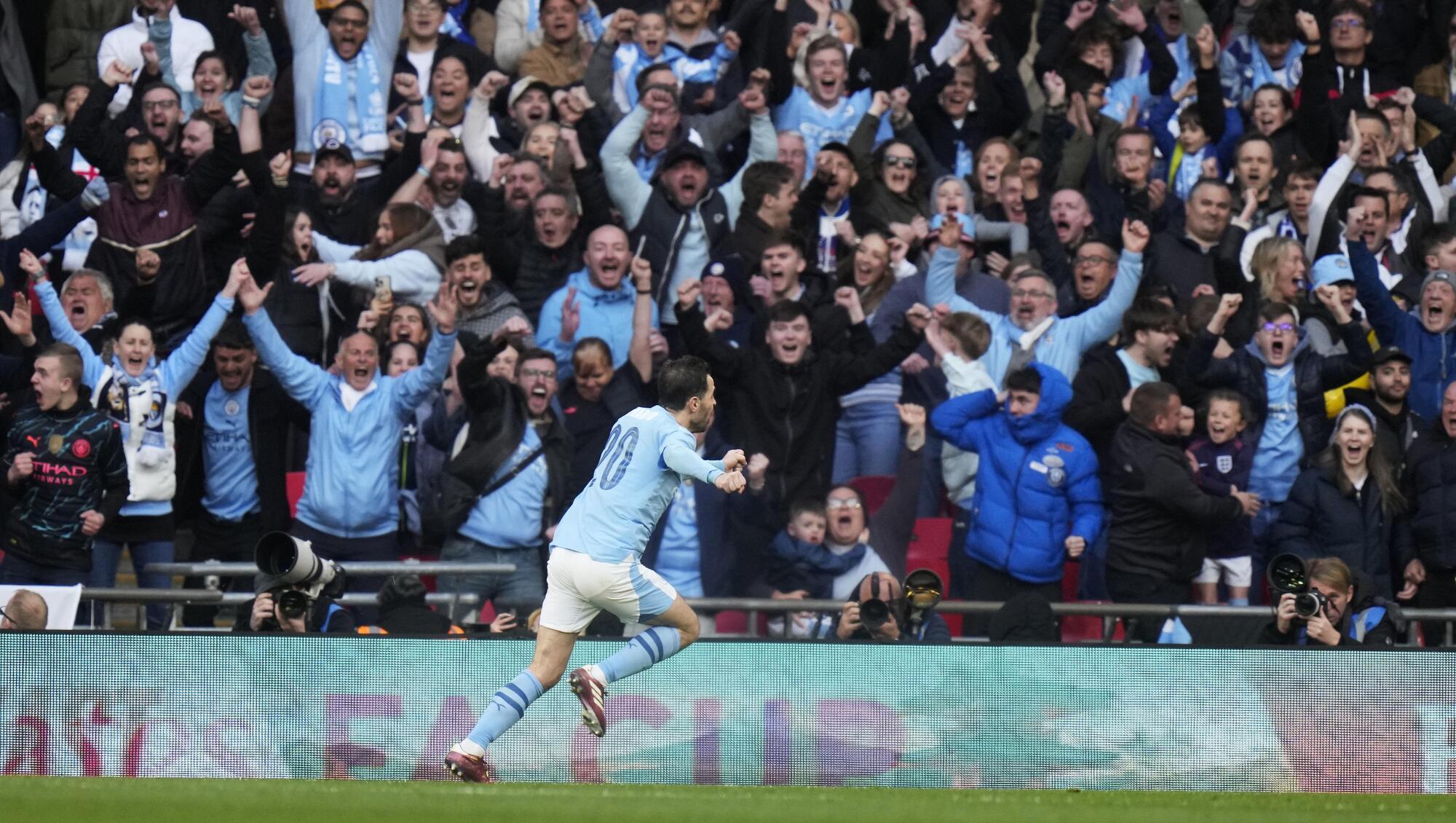 Bernardo Silva banishes Real Madrid demons to send Man City into FA Cup Final