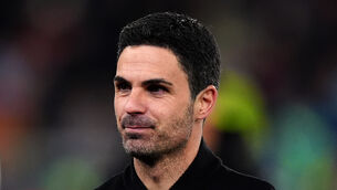 <p>Arsenal manager Mikel Arteta saw his side move back to the top of the table. Pic: Mike Egerton/PA</p>