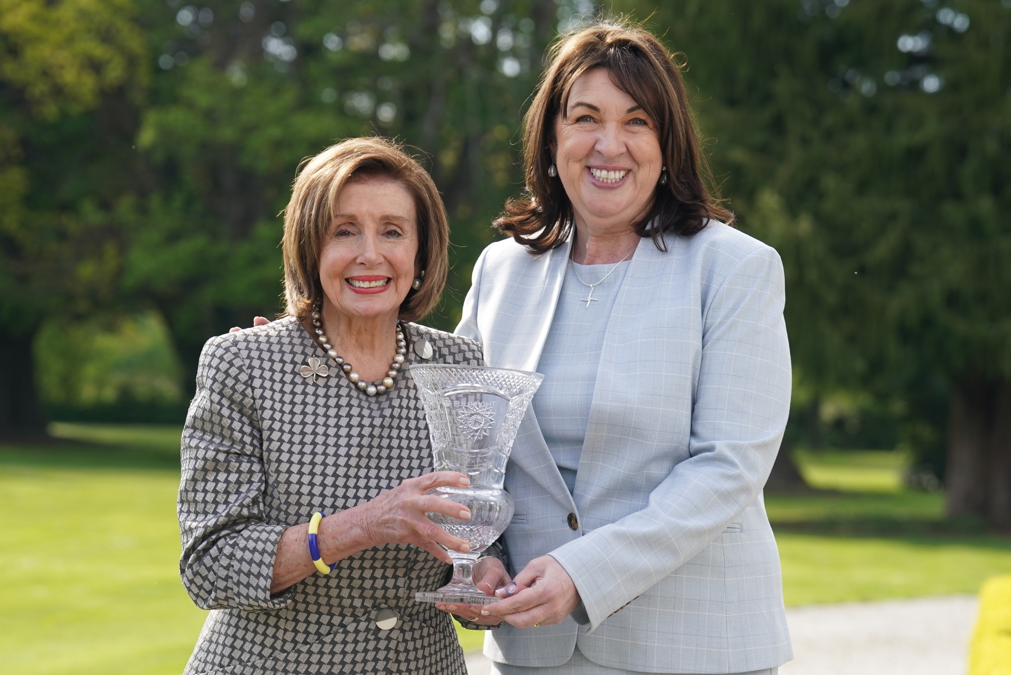 Nancy Pelosi warns ‘democracy at stake’ during visit to Ireland