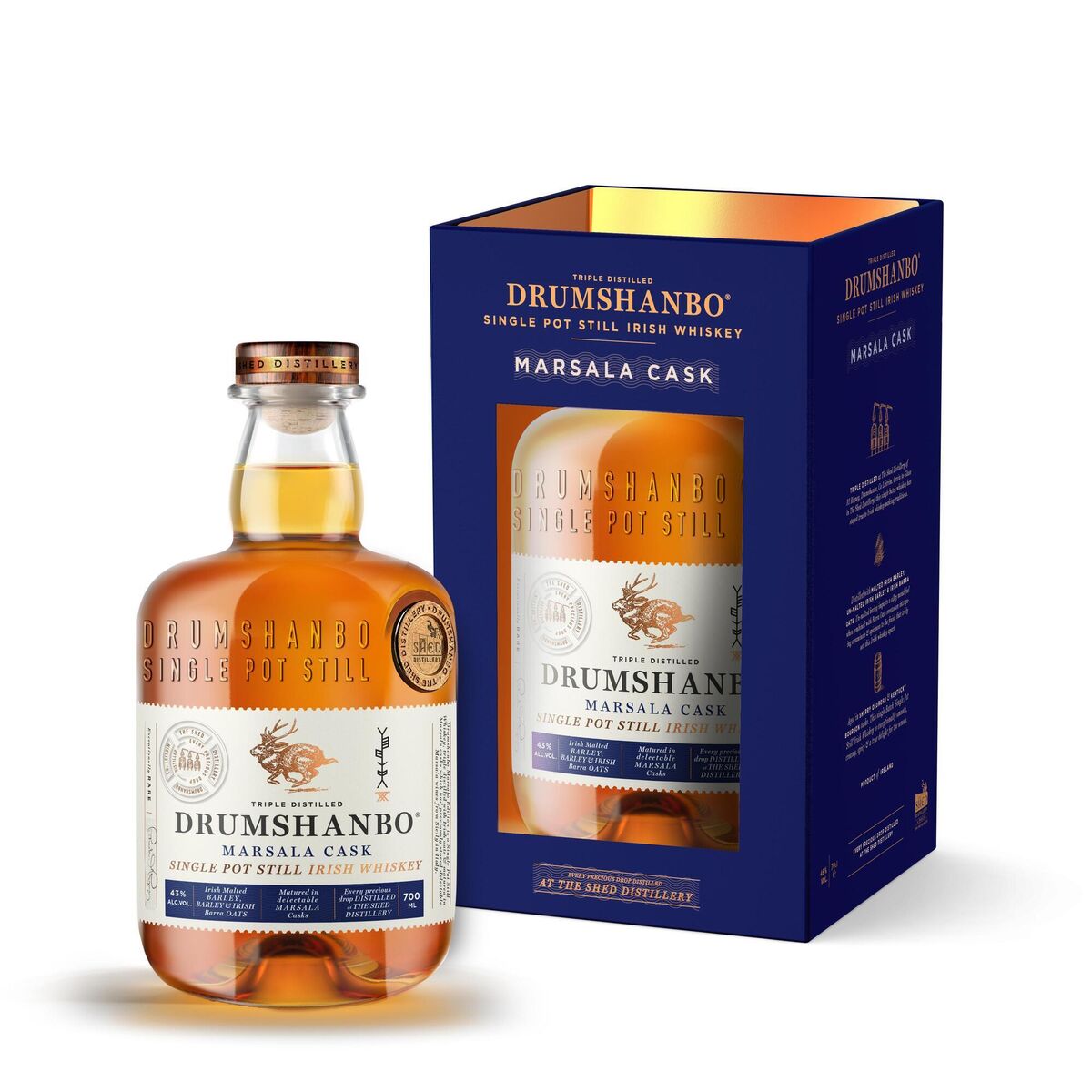 Drumshanbo 7 Year Old Single Pot Still Marsala Edition, 43% ABV, 70cl, €89 Drumshanbo 7 Year Old Single Pot Still Marsala Edition, 43% ABV, 70cl, €89