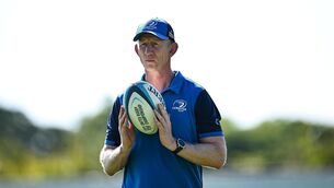 <p>NOT CONCERNED: Head coach Leo Cullen during a Leinster Rugby squad training session at Fourways High School in Johannesburg, South Africa. Photo by Harry Murphy/Sportsfile</p>