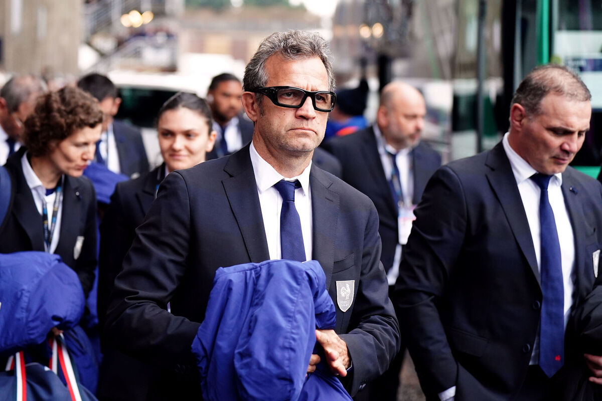 France head coach Fabien Galthie before the 2024 Six Nations match against Scotland. Picture: Jane Barlow/PA Wire. France head coach Fabien Galthie before the 2024 Six Nations match against Scotland. Picture: Jane Barlow/PA Wire.