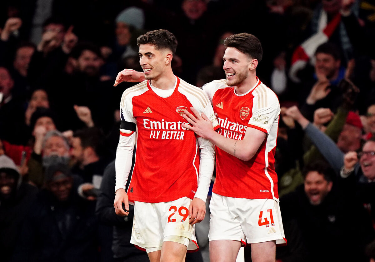 Arsenal's Kai Havertz celebrates