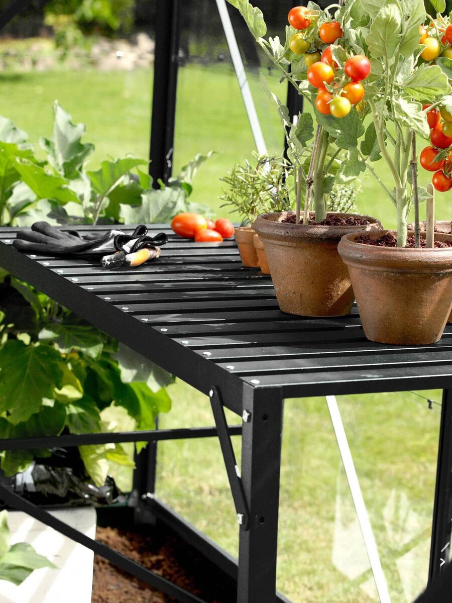 Tiered shelving, €130, greenhouses.ie (free delivery).