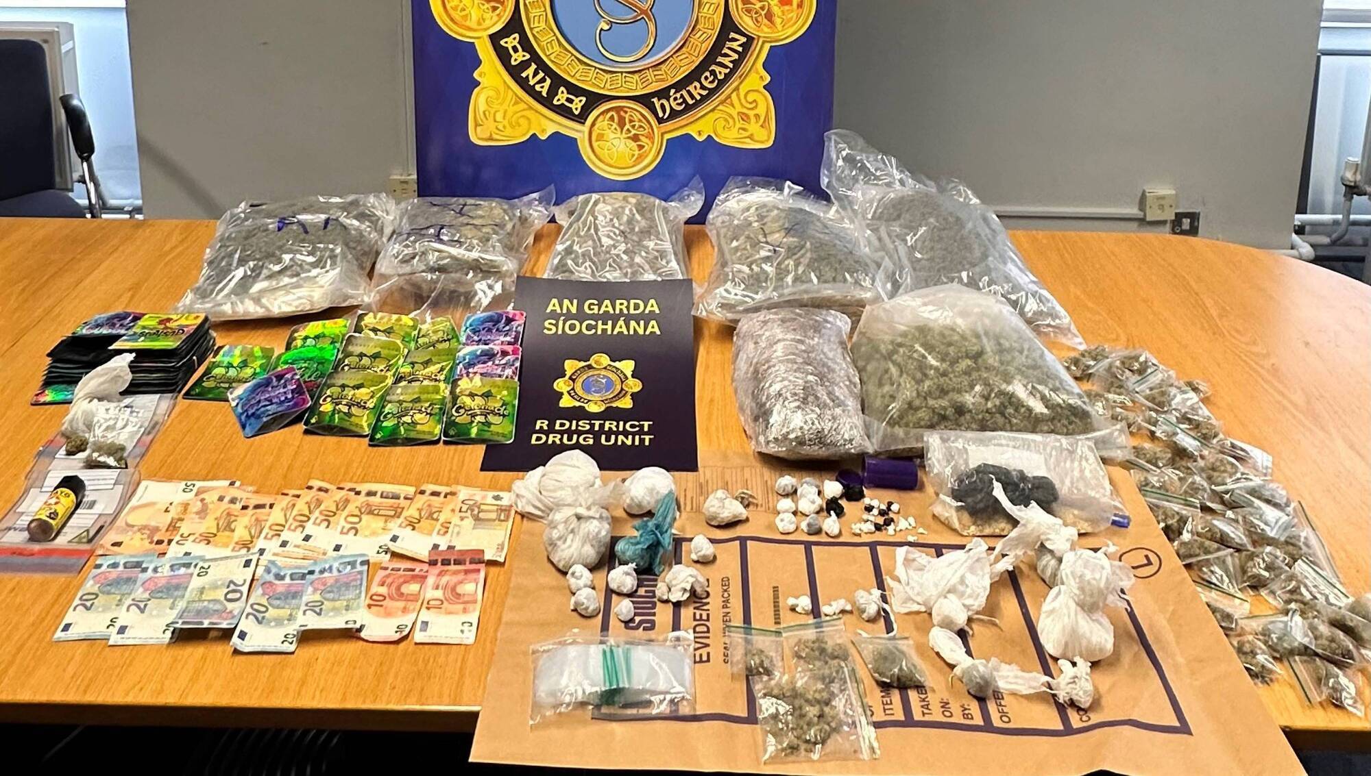 A multi-agency operation in Dublin on Thursday led to the arrests of six people and the seizure of drugs, cash and designer clothing
