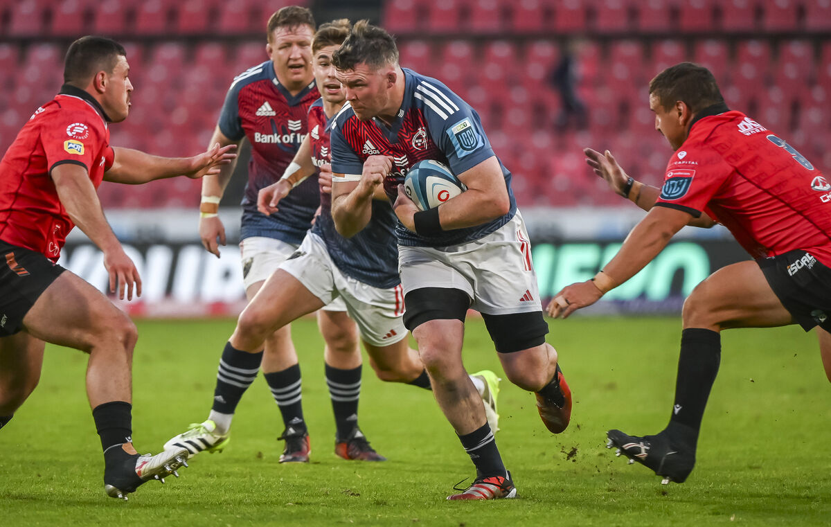 LEADING MAN: Munster back-row Peter O'Mahony. Pic: SteveHaagSports/Deon van der Merwe