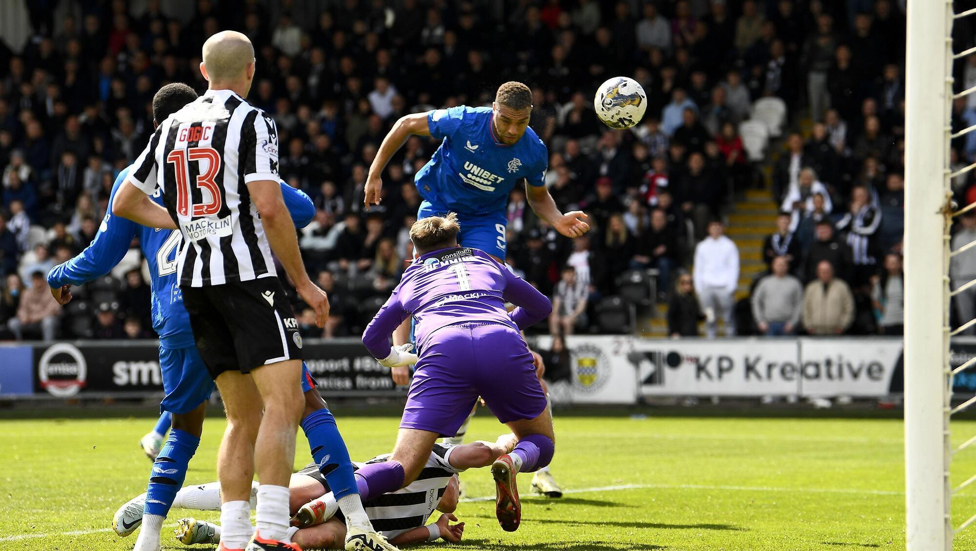 Cyriel Dessers the match-winner as Rangers battle to keep title bid alive