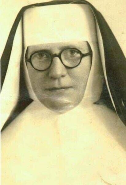 Kate McCarthy, who was born in Drimoleague, Co Cork, in December 1895, received the name Sister Marie-Laurence when she joined the order of the Franciscans in 1913. Kate McCarthy, who was born in Drimoleague, Co Cork, in December 1895, received the name Sister Marie-Laurence when she joined the order of the Franciscans in 1913.
