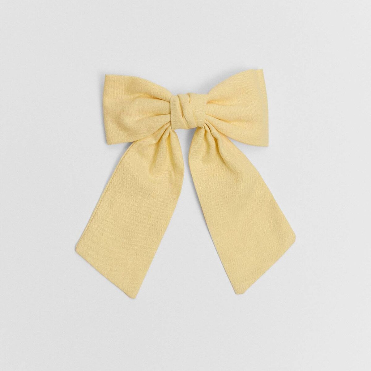 Yellow Bow Hair Clip, €7.99, Stradivarius