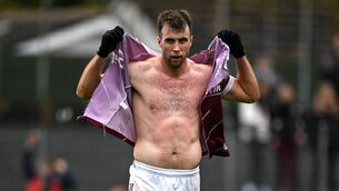 <p>Galway's Paul Conroy after a contretemps against Kerry at Fitzgerald Stadium in Killarney, Kerry. Pic: Brendan Moran/Sportsfile</p>