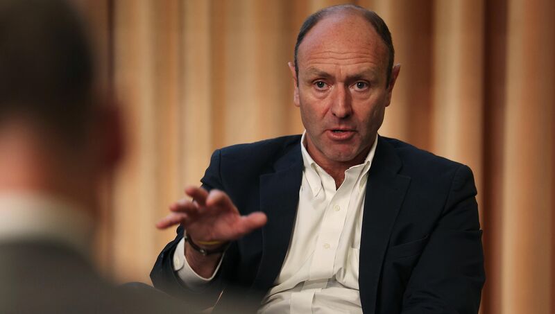 Kenny Jacobs, the CEO of Dublin Airport operator Daa, said it is considering putting in a second planning application to increase the passenger cap, alongside the infrastructure plan. Picture: Robbie Reynolds