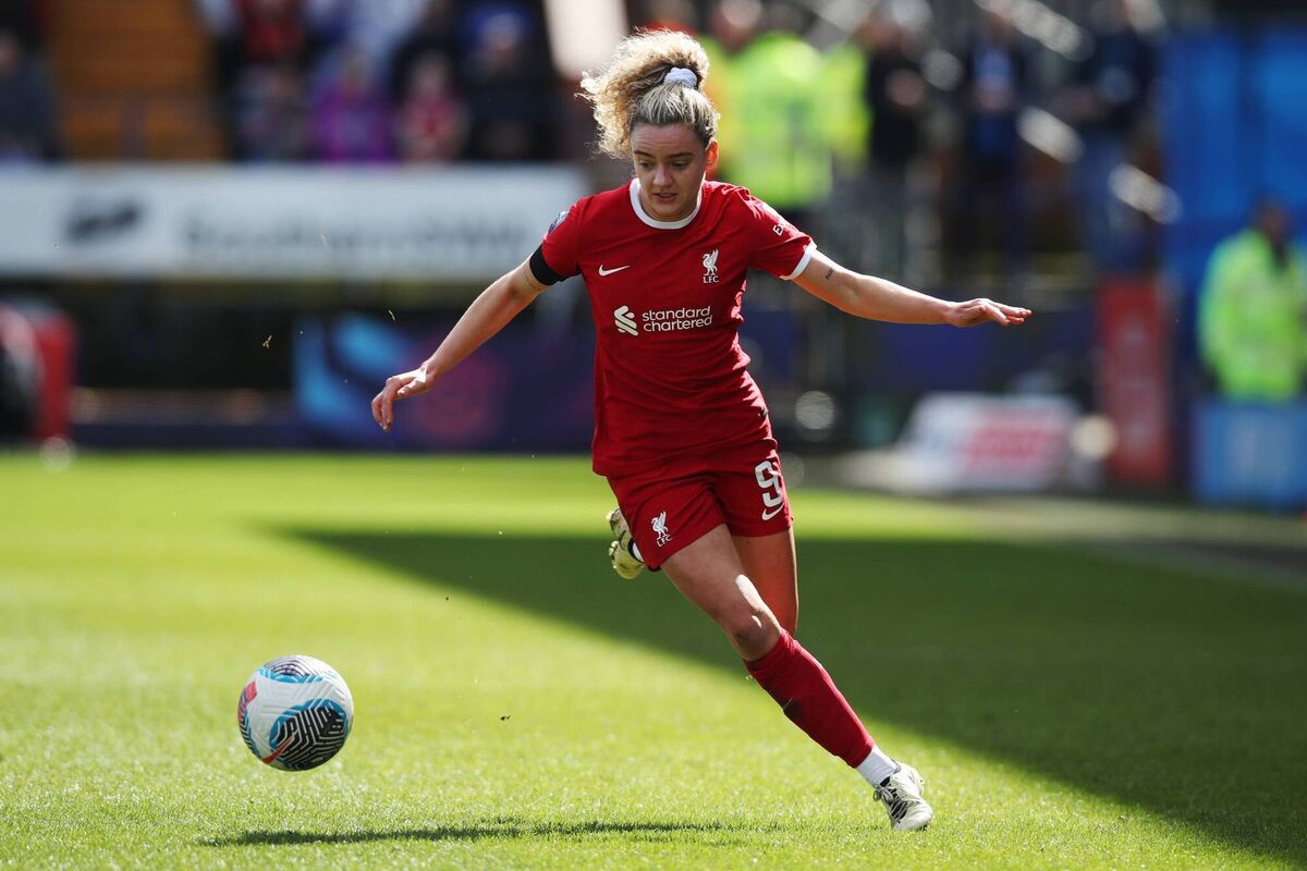 Leanne Kiernan of Liverpool and Ireland. Photo by Jess Hornby/Getty Images