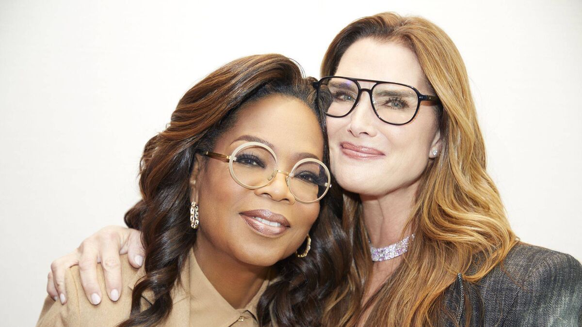 Oprah and Brooke Shields 