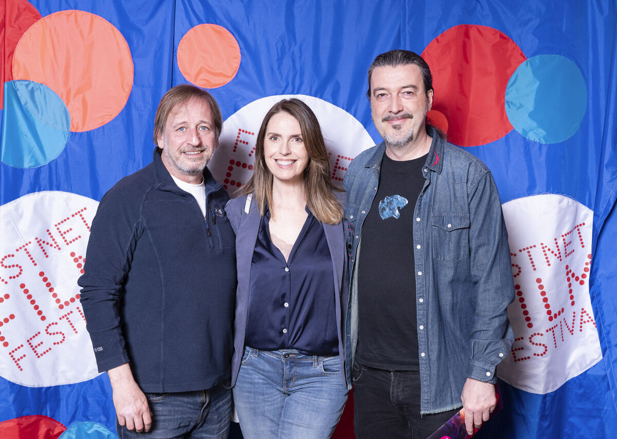 Cashel Horgan, Ruth Hayes and Sean Breathnach at the Fastnet Film Festival launch. Pictures: Gerard McCarthy 