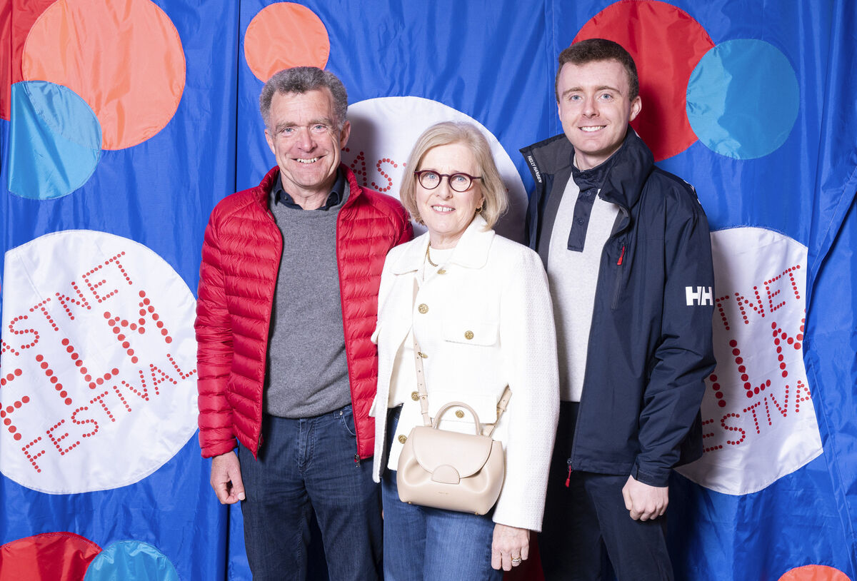 Harry, Linda and Jack Walsh at the launch. 