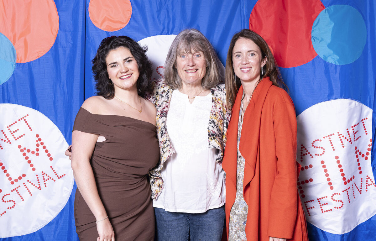  Grainne Dalton, Barbara Jeffery and Siobhan Jeffery at the Crane Lane. 