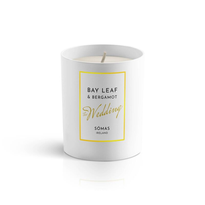 The Bay Leaf & Bergamont wedding candle by Sómas Ireland The Bay Leaf & Bergamont wedding candle by Sómas Ireland
