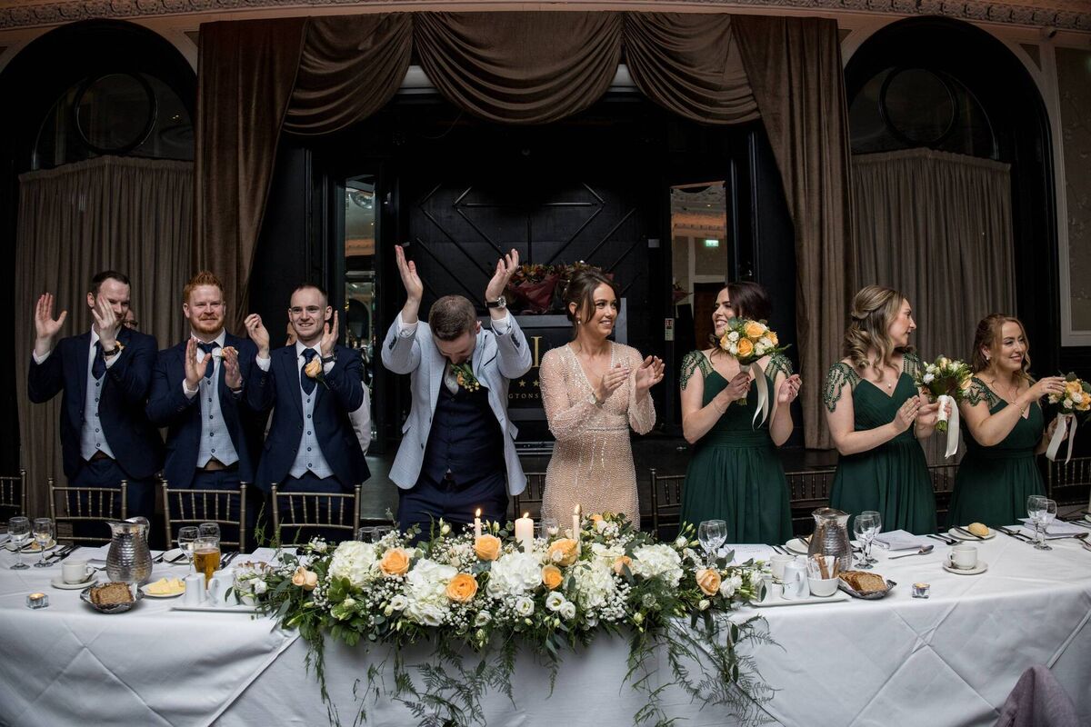 Aileen Prendergast and Niall Mulcahy with Una O’Grady, Niamh Gallagher, Niamh Nash Teehan, David Mulcahy, Kieran O’Sullivan and Brendan Canty. Pictures: Laura and Benny Photography