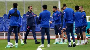 <p>Gareth Southgate can name a 26-man England squad (Martin Rickett/PA)</p>