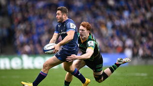 <p>PAST HURT: Jordan Larmour and Leinster are in search of the Champions Cup title which has eluded them for the past two finals. Pic: Harry Murphy/Sportsfile</p>