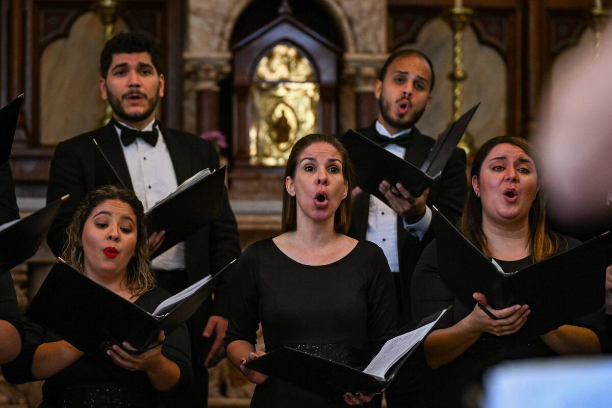 Coralia of the University of Puerto Rico performing at Nano Nagle Place
