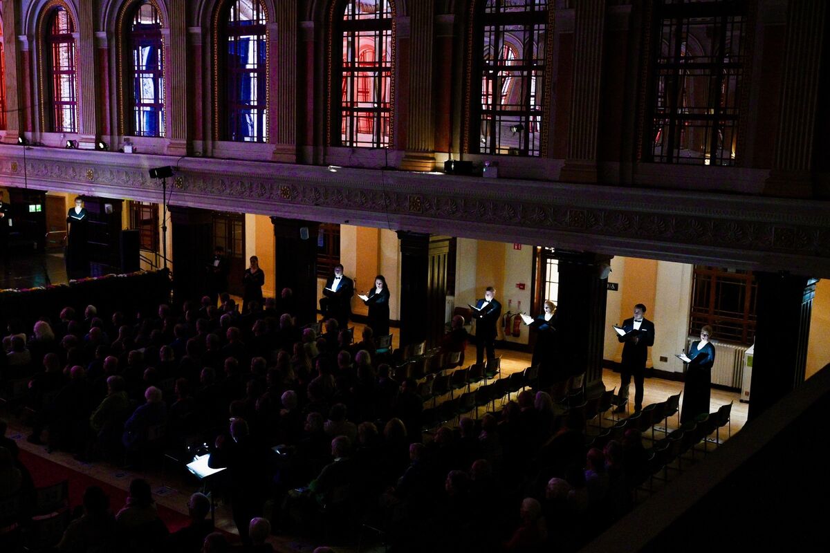 The State Choir LATVIJA led by artistic director and Principal Conductor Māris Sirmais