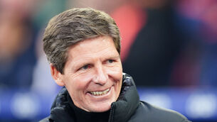 Crystal Palace manager Oliver Glasner saw his side thrash Manchester United (Zac Goodwin/PA)