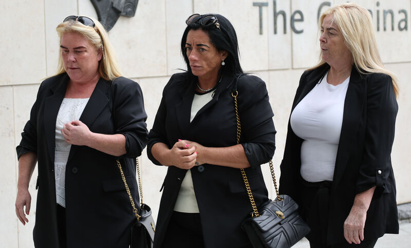 Members of Andy Cash's family (Margaret Cash in the middle) arriving at the Criminal Court of Justice in Dublin on Tuesday for his sentence hearing. Picture: IrishPhotoDesk.ie Members of Andy Cash's family (Margaret Cash in the middle) arriving at the Criminal Court of Justice in Dublin on Tuesday for his sentence hearing. Picture: IrishPhotoDesk.ie