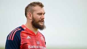 <p>READY: RG Snyman during Munster rugby squad training at University of Limerick in Limerick. Photo by Brendan Moran/Sportsfile</p>