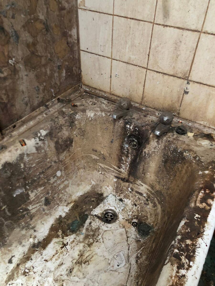 One of the homes cleaned by specialist cleaner Alana Gillen who cleans the homes of people suffering from hoarding disorders and the scenes of violent deaths.