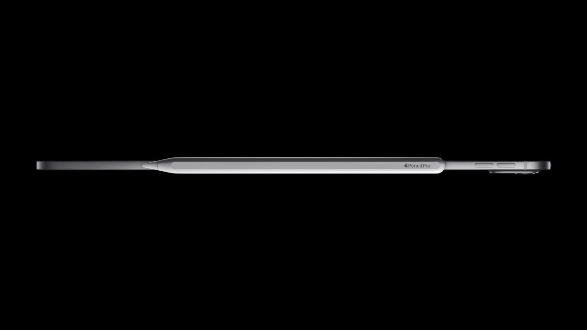 The Apple Pencil Pro has many new features that artists should be excited about. Picture: Apple. The Apple Pencil Pro has many new features that artists should be excited about. Picture: Apple.
