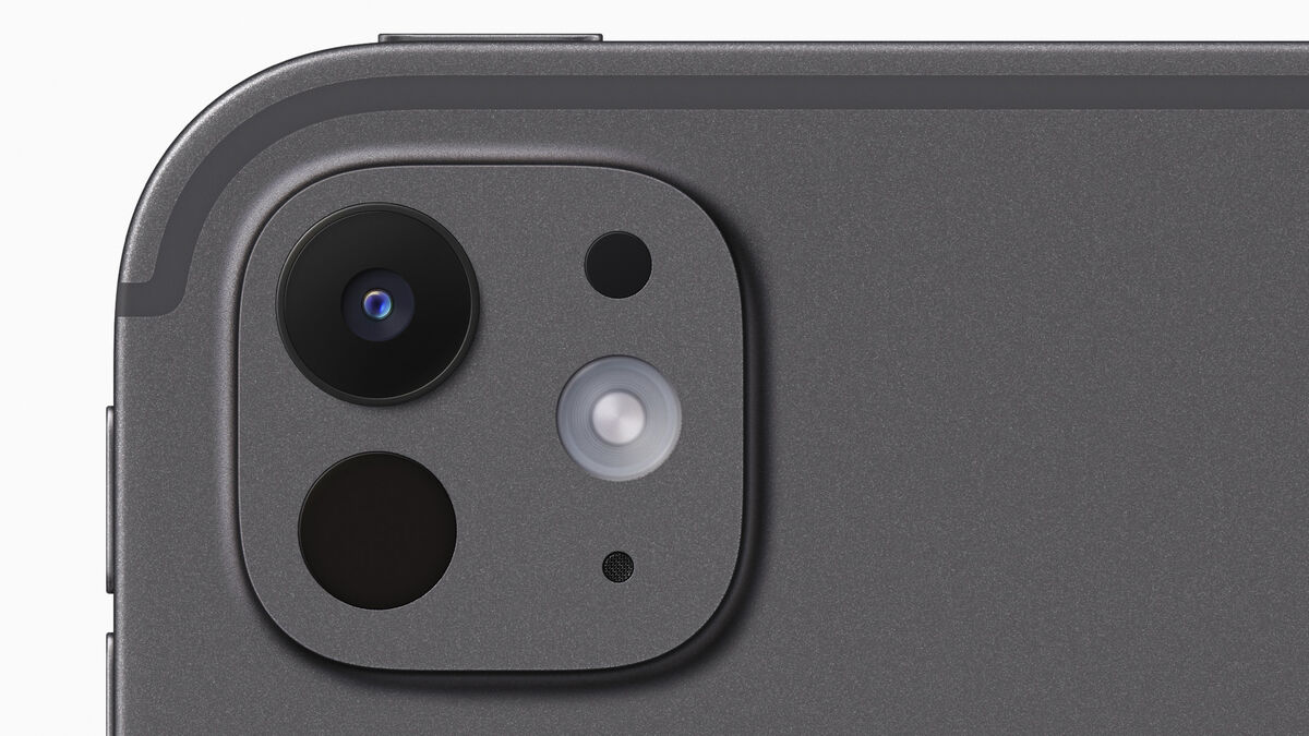 Apple iPad Pro sports updated cameras. Picture: Apple. Apple iPad Pro sports updated cameras. Picture: Apple.