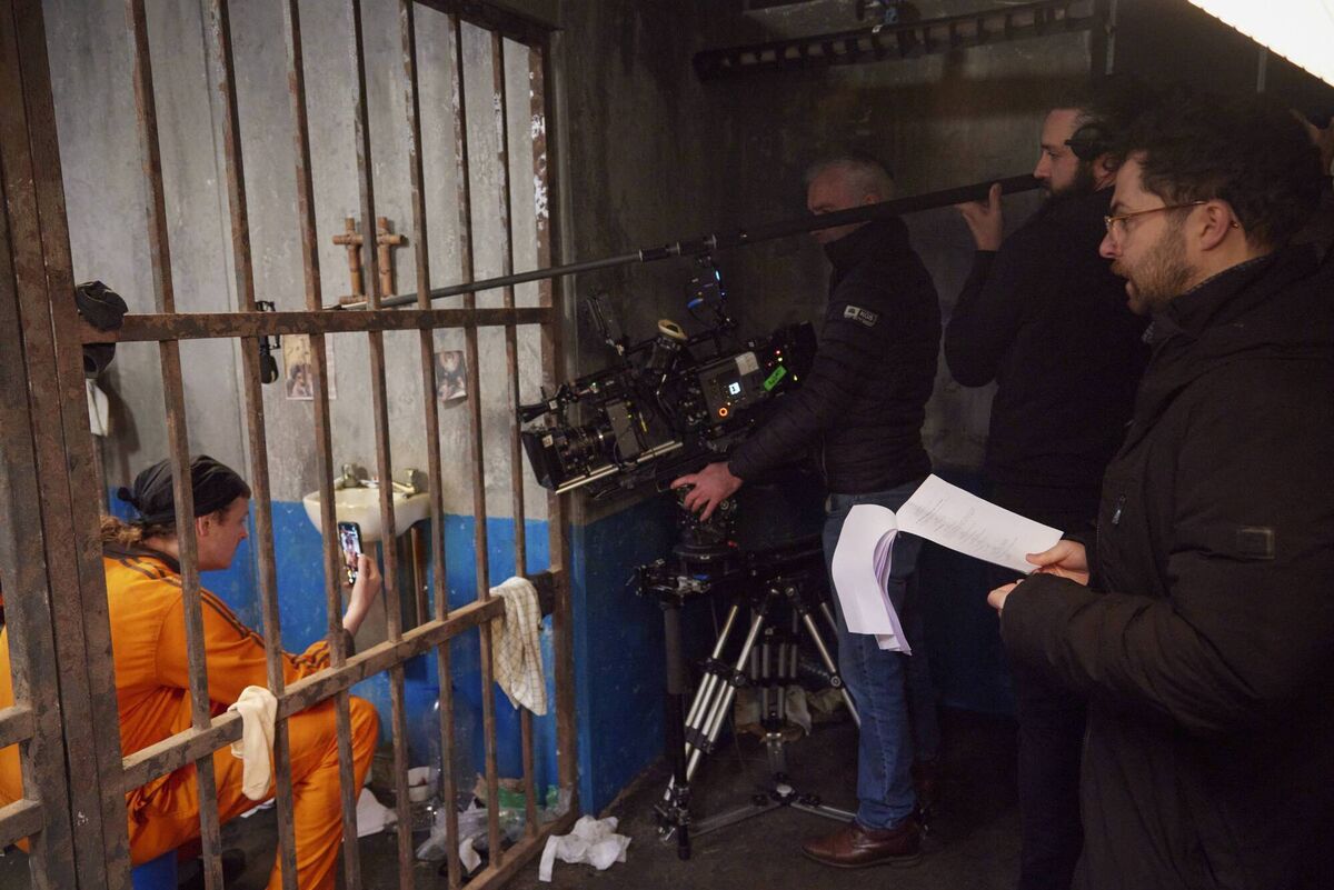 Chris Walley as Jock O'Keeffe during the filming of the new series of The Young Offenders. Picture: Miki Barlok Chris Walley as Jock O'Keeffe during the filming of the new series of The Young Offenders. Picture: Miki Barlok