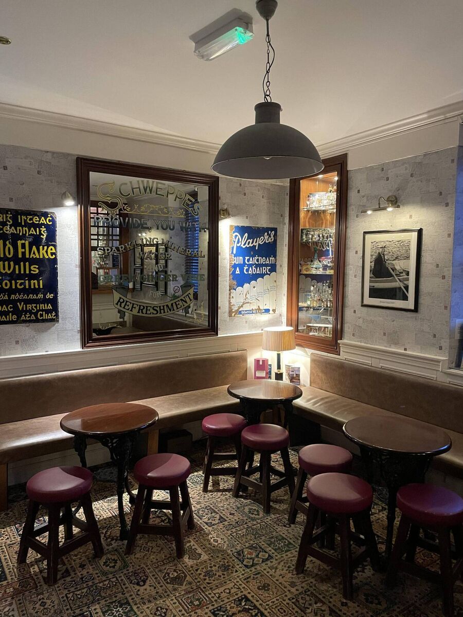 The bar at the Gougane Barra Hotel