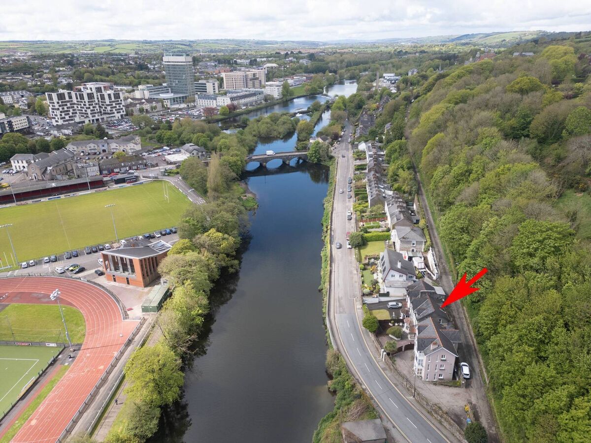 View towards Thomas Davis Bridge, County Hall and Lee Fields View towards Thomas Davis Bridge, County Hall and Lee Fields