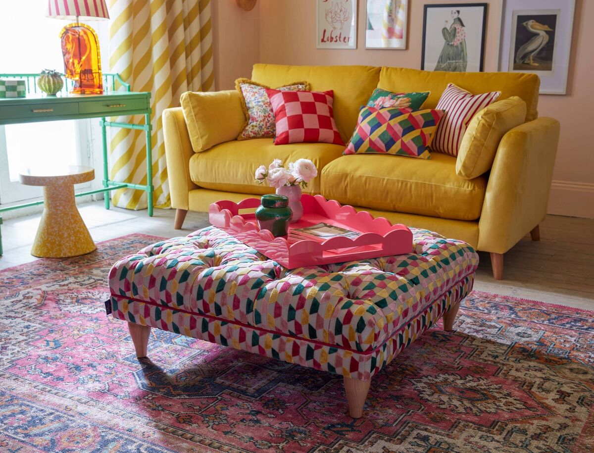 The Standen sofa by Sophie Robinson at DFS. The Standen sofa by Sophie Robinson at DFS.