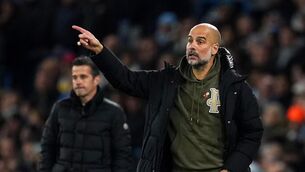 <p>Pep Guardiola is sure Marco Silva’s side will be out to win on Saturday (Nick Potts/PA)</p>