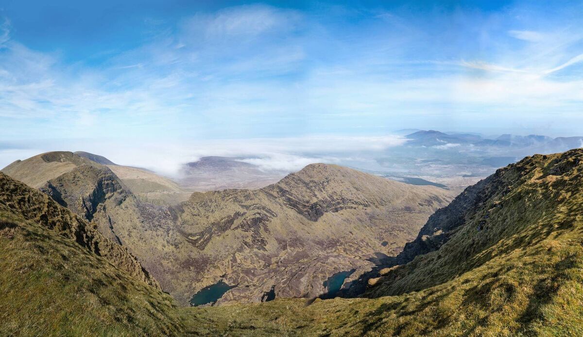 Mt Brandon in spring. County Kerry, Ireland.